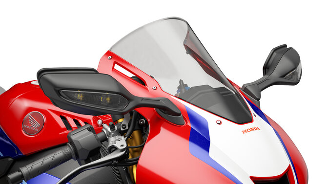 Vysoký kouřový čelní štít modelu Honda CBR1000RR-R Fireblade SP